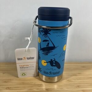KLEAN KANTEEN 12 OZ STAINLESS STEEL INSULATED WATER BOTTLE SURFER